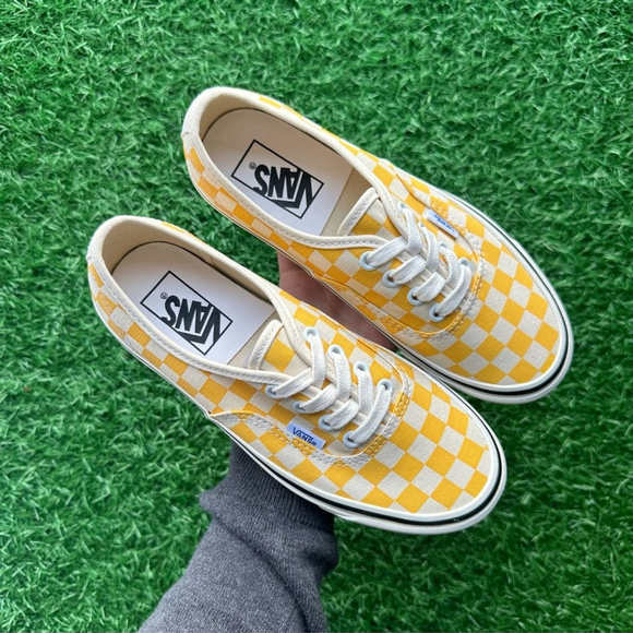 Vans Authentic 44 Dx Anaheim Factory Yellow Checkerboard - Picture 3 of 8